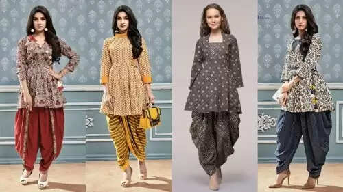 कुर्तियों के साथ सलवार और चूड़ीदार पहन कर आप पारंपरिक लुक दे सकती हैं