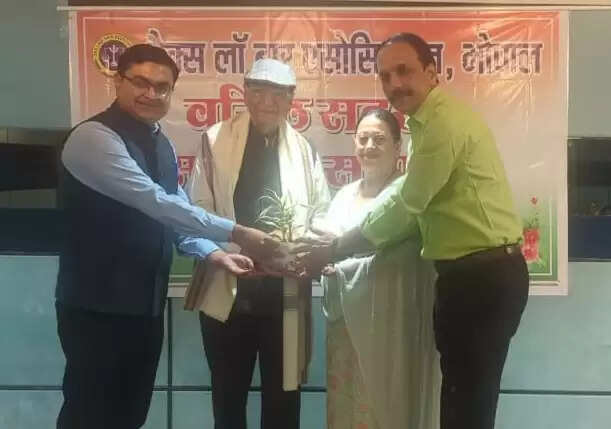 टेक्स ला बार एसोसिएशन ने 71 वर्ष पूर्ण कर चुके वरिष्ठ सदस्यों का किया सम्मान